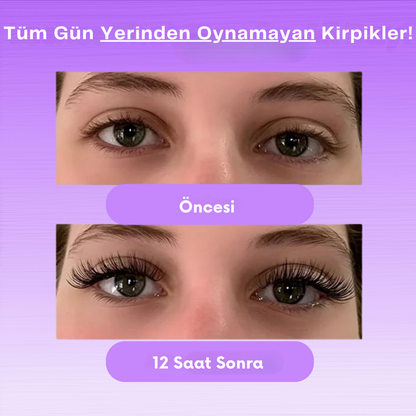 Kirpiklen™ Mıknatıslı Takma Kirpik Seti
